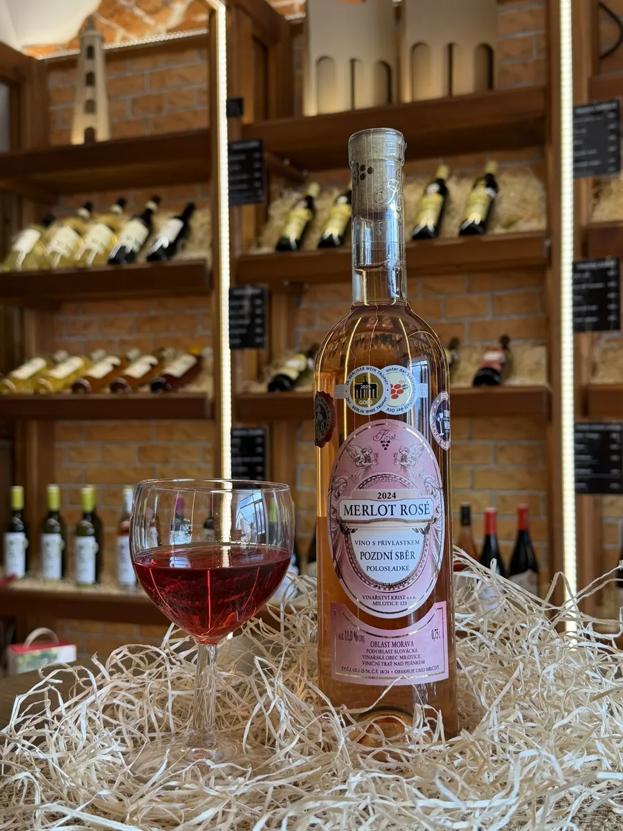 Merlot rosé, Vinařství Krist Milotice